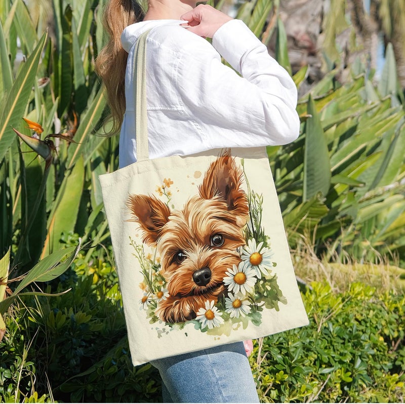 ANNA QUEEN Cat Tote Bag Shoulder Bag Handle Bag for Gym Yoga Picnic Beach Kitchen Reusable - Image 2